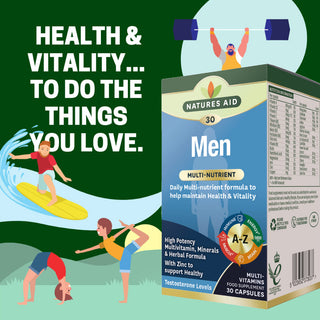 Natures Aid Men Multi-Vitamins & Minerals