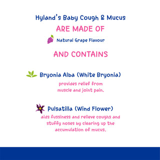 Hyland's 4 Kids Cough & Mucus Grape Daytime