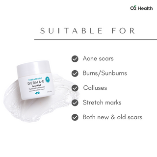 Scar gel Derma E Suitability