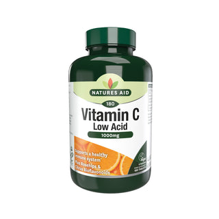 Natures Aid Vitamin C Low Acid 1000mg, 90 tablets