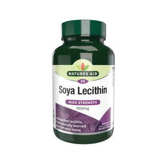 Natures Aid Soya Lecithin 1200mg, 90 tablets