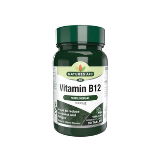 Natures Aid Vitamin B12 (Sublingual) 1000ug, 90 tablets