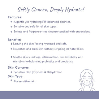 Derma E Pure Biome Balancing Cleanser, 175ml