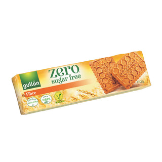 Gullon Zero Sugar Free Fibre Biscuits High Fibre, 170g