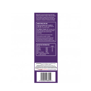 Natures Aid Mini Drops Immune Plus - Back