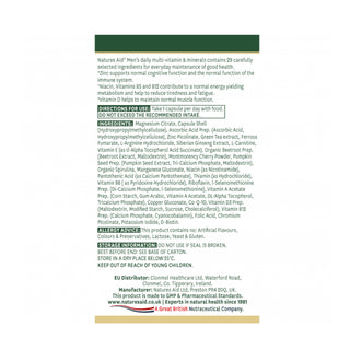 Natures Aid Men Multi-Vitamins & Minerals, 30 capsules