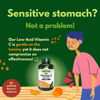 Natures Aid Vitamin C Low Acid 1000mg function