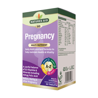 Natures Aid Pregnancy Multi-Vitamins & Minerals, 60 tablets