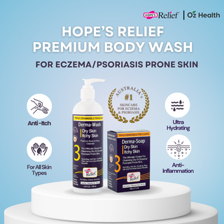 Hope's Relief Derma Soap & Wash for Dry, Itchy Skin