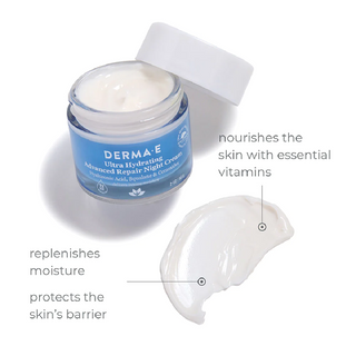 Derma E Ultra Hydrating Advanced Repair Night Cream, 56g