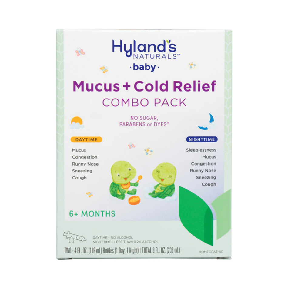 Hyland's Baby Mucus Cold Relief Day Night Value Infant Mucus