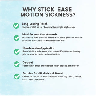 Oz Health Singapore Stick-Ease Motion Sickness Patch