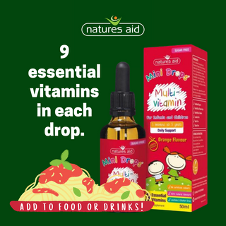 Natures Aid Multi-Vitamin Mini Drops For Kids (3 months-5 years old)