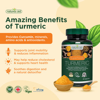 Natures Aid Superfoods Turmeric Benefits