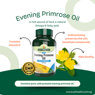 Natures Aid Evening Primrose Oil 1000mg, 90 caps