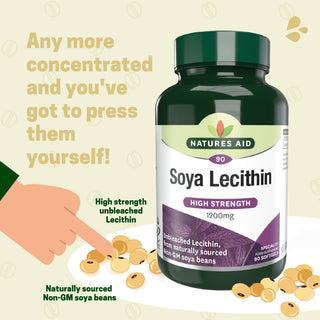 Natures Aid Soya Lecithin 1200mg