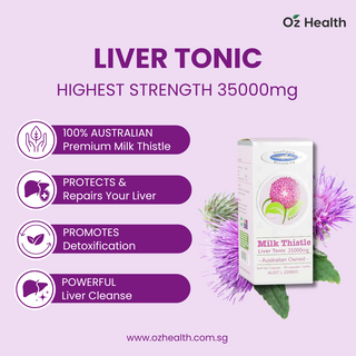 Ocean King Milk Thistle Liver Tonic function
