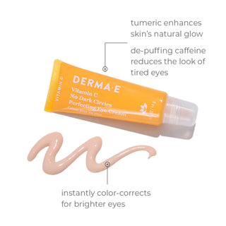 Derma E Vitamin C No Dark Circles Perfecting Eye Cream, 14g
