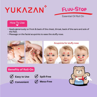 Yukazan Fluu-Stop | 100% Pure Essential Oil Roll On