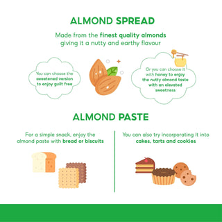 Healthy Mate Natural Almond Spread with Honey, 200g