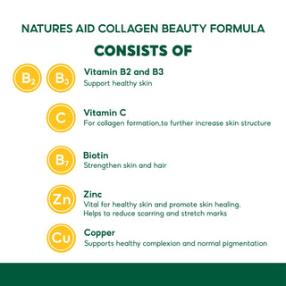 Natures Aid Collagen Beauty Formula, 90s