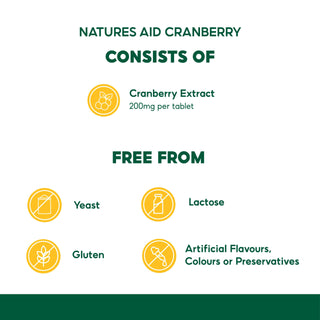 Natures Aid Cranberry 5000mg benefits