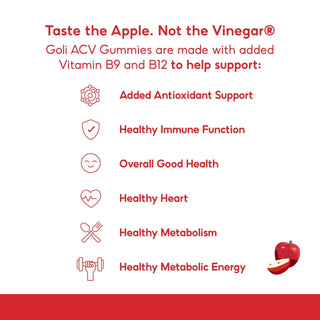 Goli Apple Cider Vinegar Gummies benefits