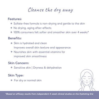 Derma E Hydrating Gentle Cleanser, 175ml