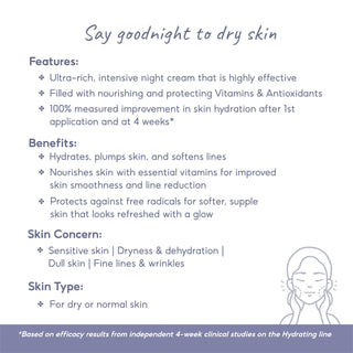 Derma E Ultra Hydrating Advanced Repair Night Cream, 56g