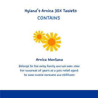 Hyland's Arnica tabs ingredient