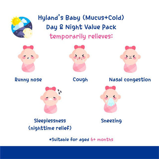 Hyland's Baby Mucus + Cold Relief Day & Night Value Pack - Suitability