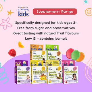 Key Sun Kids Manuka Honey + Vitamin C, 12 sticks