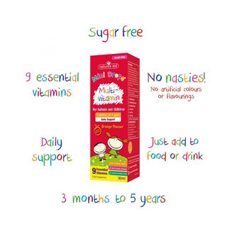 Natures Aid Multi-Vitamin Mini Drops - Benefits