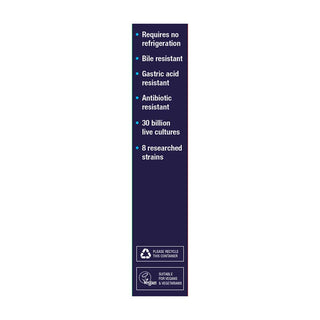 Natures Aid Super Strength Probiotics - Side 1