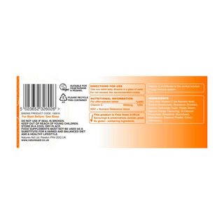 Natures Aid Vitamin C 1000mg Effervescent, 20 tablets
