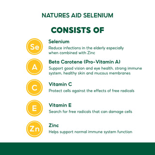 Natures Aid Selenium, 90 tablets