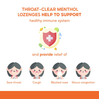 Pretorius Professional Throat-Clear Menthol Lozenges, Sugar-Free
