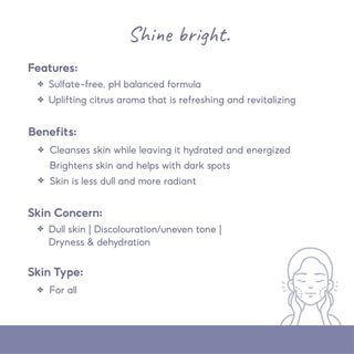 Derma E Vitamin C Daily Brightening Cleanser, 175ml