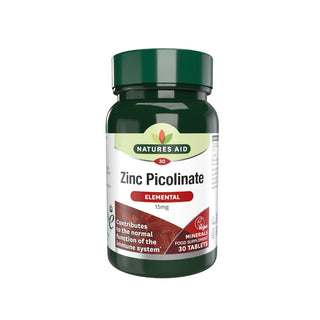 Natures Aid Zinc Picolinate 15mg 30s