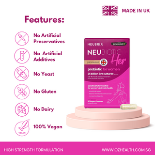 Neubria NeuBiotic Her - Women's Probiotics Vaginal & Digestive Support