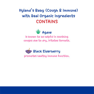 Hyland's Baby Organic Cough & Immune Daytime 59ml