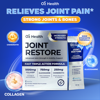 Oz Health Collagen Joint Restore (Bone & Joint Booster), 30 Sachets | Natural Joint Supplement