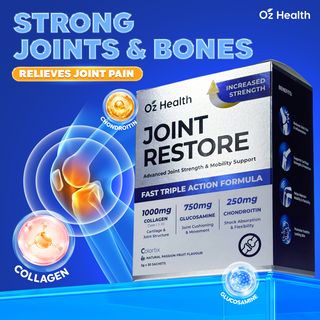 Oz Health Collagen Joint Restore (Bone & Joint Booster), 30 Sachets | Natural Joint Supplement