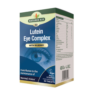 Natures Aid Lutein Eye Complex (With Bilberry) 90 tabs