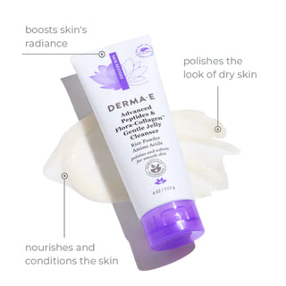 Derma E Advanced Peptides & Flora-Collagen™ Gentle Jelly Cleanser 113g