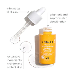 Derma E Vitamin C 10% Multi-Acid Radiance Liquid Peel 30ml