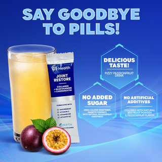 Oz Health Collagen Joint Restore (Bone & Joint Booster), 30 Sachets | Natural Joint Supplement