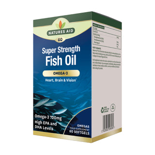 Natures Aid Super Strength Fish Oil Omega-3 60s