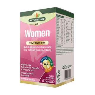 Natures Aid Women Multi-Vitamins & Minerals, 60 capsules