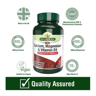 Natures Aid Calcium, Magnesium & Vitamin D3 90s